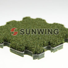 Artificial Grass Puzzle Mat Tile For Golf Field DIY